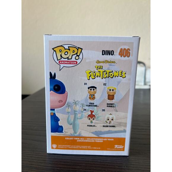 ONLY 2500 PIECES LIMITED EDITION VAULTED Dino Flintstones Funko Pop #406 Blue - Picture 3 of 6